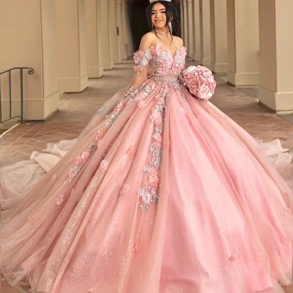 pink sweetheart corset ball gown quinceanera dresses long sleeved beaded 3d flowers formal prom graduation gowns princess sweet 15 16, Blue;red
pink sweetheart corset ball gown quinceanera dresses long sleeved beaded 3d flowers formal prom graduation gowns princess sweet 15 16, Blue;red