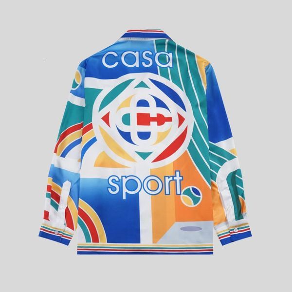 mens casual shirts casablanca full print color block long sleeves colorful wave stripe casa sports shirt for men women 230726, White;black
mens casual shirts casablanca full print color block long sleeves colorful wave stripe casa sports shirt for men women 230726, White;black
