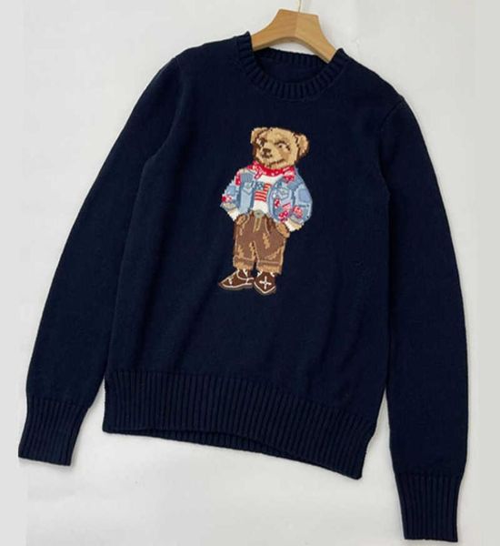 women039s sweaters cartoon rl bear sweater women winter men clothing fashion long seve knitted pullover sweater 2022 new wool c1548349, White;black
women039s sweaters cartoon rl bear sweater women winter men clothing fashion long seve knitted pullover sweater 2022 new wool c1548349, White;black