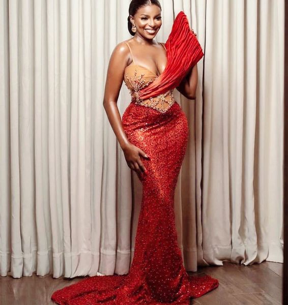2023 aso ebi mermaid red prom dress beaded crystals evening formal party second reception birthday engagement gowns dresses robe de soiree z, Black
2023 aso ebi mermaid red prom dress beaded crystals evening formal party second reception birthday engagement gowns dresses robe de soiree z, Black