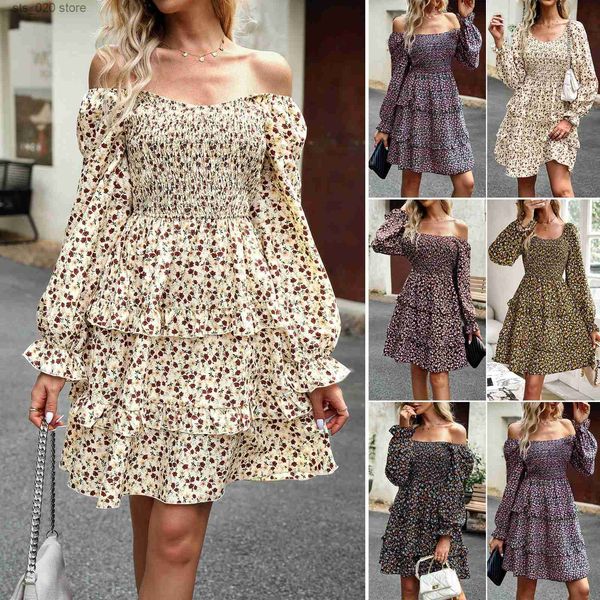 basic casual dresses fragmented flower dress 2023 autumn women's elegant square neck short dress t230727, Black;gray
basic casual dresses fragmented flower dress 2023 autumn women's elegant square neck short dress t230727, Black;gray