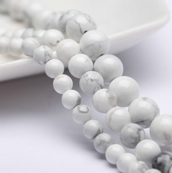 natural white turquoise stone beads diy bead bracelet jewelry material round loose stone beads 468101214mm8161850, Black
natural white turquoise stone beads diy bead bracelet jewelry material round loose stone beads 468101214mm8161850, Black