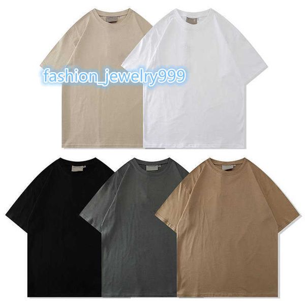 21ss designer ess t shirts chest letter laminated print short sleeve high street loose oversize casual t-shirt 100% pure cotton for men and, Black;brown
21ss designer ess t shirts chest letter laminated print short sleeve high street loose oversize casual t-shirt 100% pure cotton for men and, Black;brown