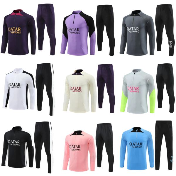 tracksuit psgs mbappe jacket futbol men long sleeves survetement sets hommes sportswear training suits football tracksuits long sleeve socce, Black
tracksuit psgs mbappe jacket futbol men long sleeves survetement sets hommes sportswear training suits football tracksuits long sleeve socce, Black