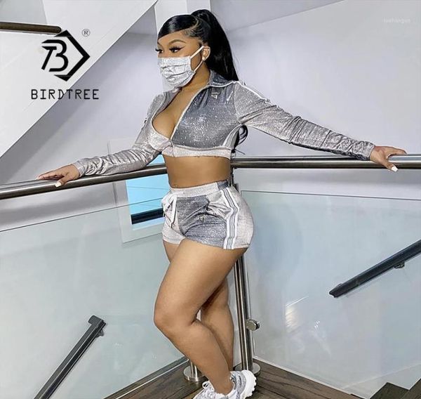 women039s tracksuits sport zipper long sleeve crop and shorts sets sparkle outfit lounge glitter 2 piece 6775867, Gray
women039s tracksuits sport zipper long sleeve crop and shorts sets sparkle outfit lounge glitter 2 piece 6775867, Gray