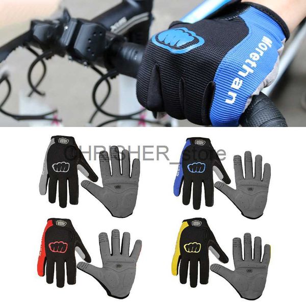 Image of Cycling Gloves Women Men Winter Cycling Gloves Full Finger Bicycle Gloves Anti Slip Gel Pad Motorcycle MTB Road Bike Gloves M-XL Summer Gloves x0726