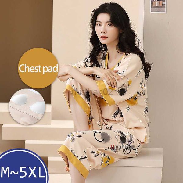 women's sleep lounge women pajamas summer outfits short sleeve pure cotton with chest pad sleep wear cotton home suit female loungewear
women's sleep lounge women pajamas summer outfits short sleeve pure cotton with chest pad sleep wear cotton home suit female loungewear