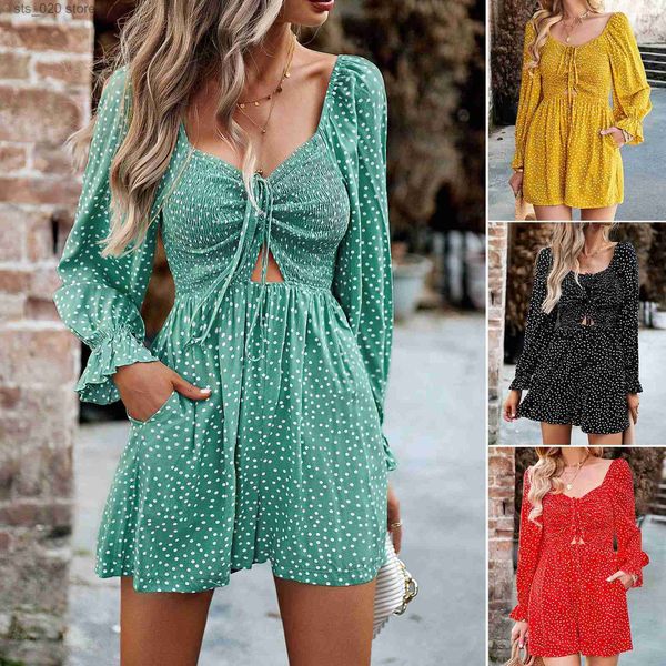 women's jumpsuits rompers independently designed polka dot jumpsuit for women's spring/summer 2023 style commuting jumpsuit t23072, Black;white
women's jumpsuits rompers independently designed polka dot jumpsuit for women's spring/summer 2023 style commuting jumpsuit t23072, Black;white