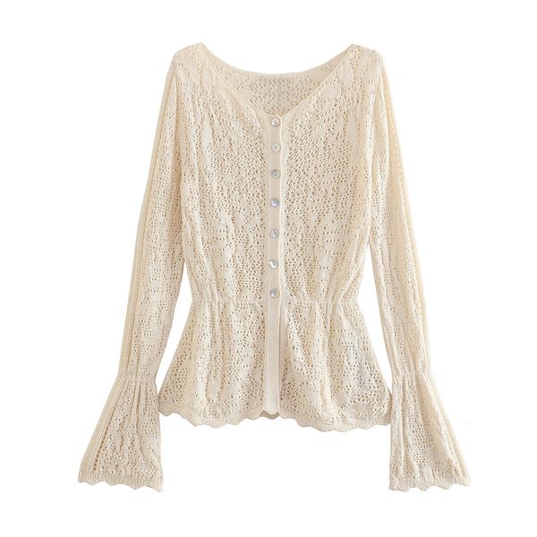 women's knits tees bmzrljy summer french sweet dew clavicle slim fit everything hollowed out long sleeve jacquard mesh knitted cardigan, White
women's knits tees bmzrljy summer french sweet dew clavicle slim fit everything hollowed out long sleeve jacquard mesh knitted cardigan, White