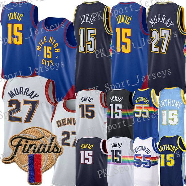 #15 nikola jokic basketball jersey #27 jamal murray michael 1 porter jr. 50 aaron gordon allen 3 iverson carmelo anthony dikembe 55 mutombo, Black;red
#15 nikola jokic basketball jersey #27 jamal murray michael 1 porter jr. 50 aaron gordon allen 3 iverson carmelo anthony dikembe 55 mutombo, Black;red