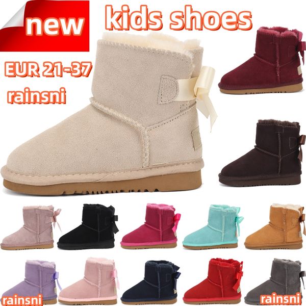 classic mini kids shoes baby girls boys genuine leather high snow boots australia youth toddlers with bows wggs designer kid infants trainer, Black
classic mini kids shoes baby girls boys genuine leather high snow boots australia youth toddlers with bows wggs designer kid infants trainer, Black