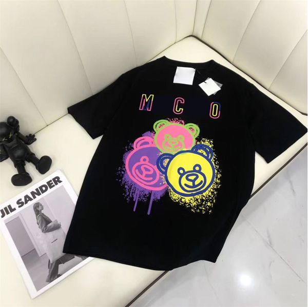 2023 spring and summer new short-sleeved t-shirt heavy industry design with printed men's and women's short-sleeved men's tre, White;black
2023 spring and summer new short-sleeved t-shirt heavy industry design with printed men's and women's short-sleeved men's tre, White;black