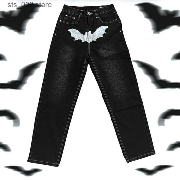 men's jeans y2k jeans mens hip hop printed baggy black denim pants 2023 new harajuku fashion casual loose wide leg pants trousers stree, Blue
men's jeans y2k jeans mens hip hop printed baggy black denim pants 2023 new harajuku fashion casual loose wide leg pants trousers stree, Blue