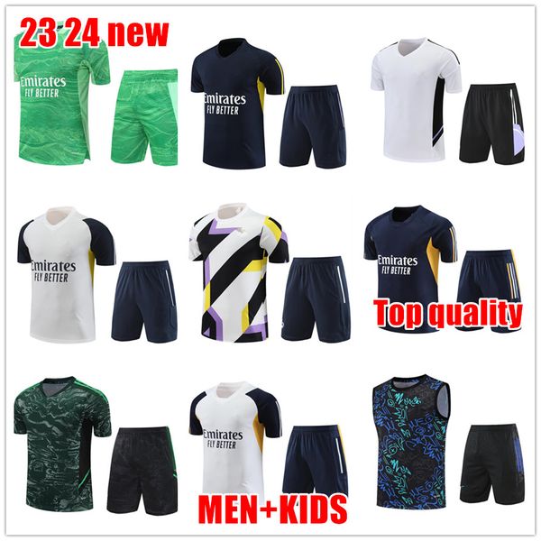23 24 pre-match training suit finals soccer jersey real madrids football shirt short sleeved camavinga rudiger camiseta men 23 24 new unifor, Black
23 24 pre-match training suit finals soccer jersey real madrids football shirt short sleeved camavinga rudiger camiseta men 23 24 new unifor, Black