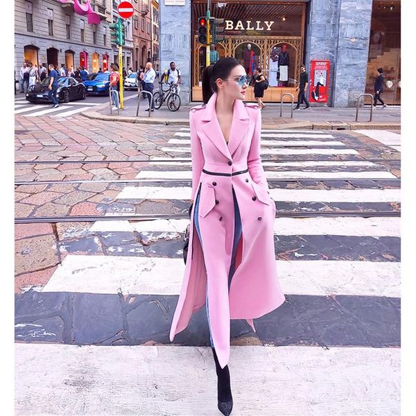 jackets 2022 autumn and winter women's new longsleeved lapel slits fashionable temperament slim waist lengthened woolen coat, Black;brown
jackets 2022 autumn and winter women's new longsleeved lapel slits fashionable temperament slim waist lengthened woolen coat, Black;brown