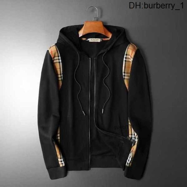 women's coat long autumn and winter burberies new europa splicing color matching plaid burbreries sleeved cardigan men's and brand, Black
women's coat long autumn and winter burberies new europa splicing color matching plaid burbreries sleeved cardigan men's and brand, Black
