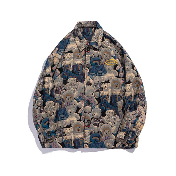 men's jackets lacible hip hop bear full embroidered spring autumn coat contrast stitching outwear streetwear men women thin varsity jac, Black;brown
men's jackets lacible hip hop bear full embroidered spring autumn coat contrast stitching outwear streetwear men women thin varsity jac, Black;brown