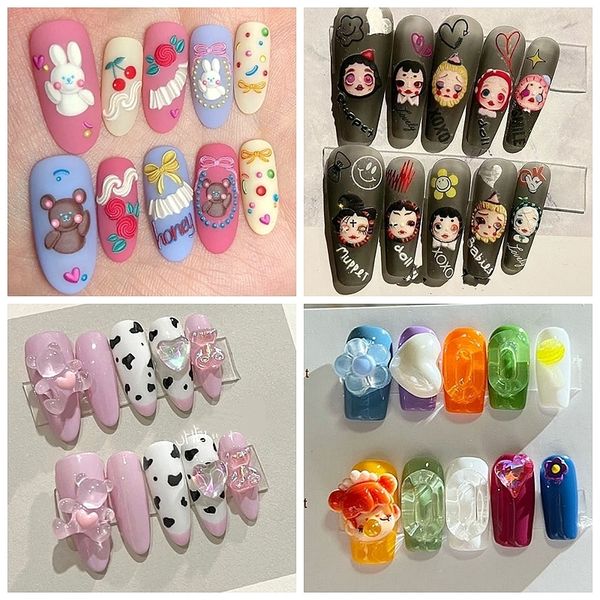 false nails handmade kawaii 3d cartoon short tips y2k press on art long coffin stiletto reusable fake nail with glue gift 230626 230726, Red;gold
false nails handmade kawaii 3d cartoon short tips y2k press on art long coffin stiletto reusable fake nail with glue gift 230626 230726, Red;gold