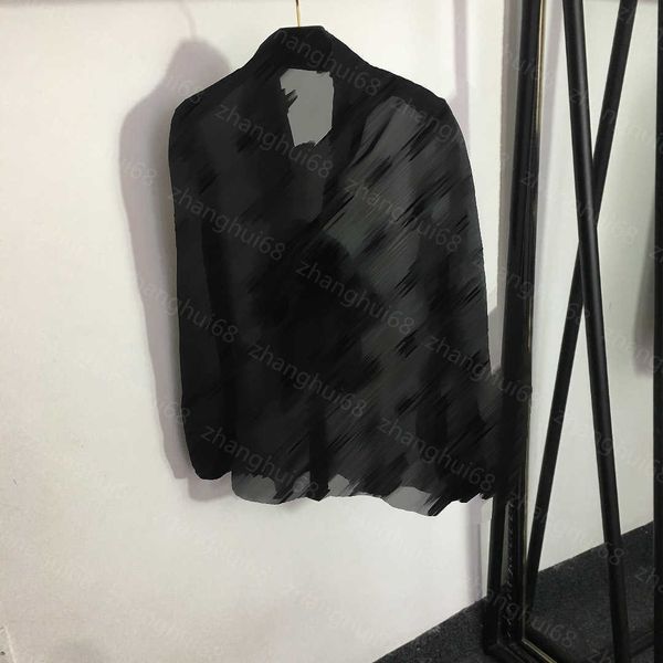 23ss women shirt womens designer clothing high neck blouse temperament bow collar flocking letter see-through sun protection long sleeve shi, White
23ss women shirt womens designer clothing high neck blouse temperament bow collar flocking letter see-through sun protection long sleeve shi, White