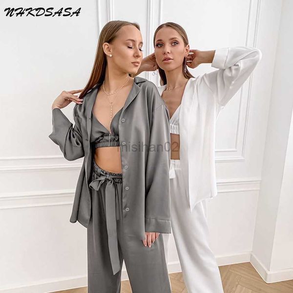 women's sleep lounge robe women's nightwear single breasted set woman 3 pieces drop sleeves bathrobe satin night dress wedding paj
women's sleep lounge robe women's nightwear single breasted set woman 3 pieces drop sleeves bathrobe satin night dress wedding paj
