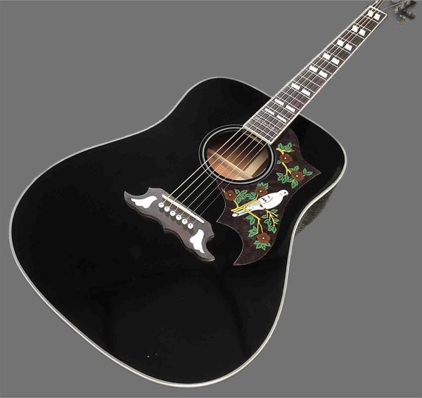 custom grand acoustic guitar with mahogany laminate sides back tuner hole, white pearl inlay, no logo on, glossing neck
custom grand acoustic guitar with mahogany laminate sides back tuner hole, white pearl inlay, no logo on, glossing neck