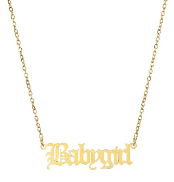 new ancient babygril angle princess letters necklaces for women girl stainless steel old english pendant necklace friends party je7540629, Silver
new ancient babygril angle princess letters necklaces for women girl stainless steel old english pendant necklace friends party je7540629, Silver
