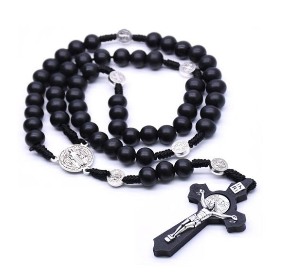 wooden bead rosary necklace cross prayer jesus necklaces for women men classic religious wood pendants jewelry accessories kimter8779384, Silver
wooden bead rosary necklace cross prayer jesus necklaces for women men classic religious wood pendants jewelry accessories kimter8779384, Silver