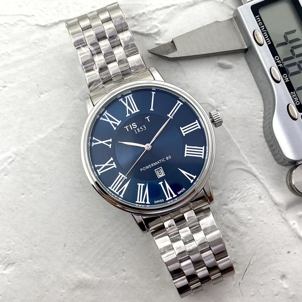 brand tisstx 1853 mens watch classic fashion waterproof stainless steel sapphire designer movement automatic quartz watches montre, Slivery;black
brand tisstx 1853 mens watch classic fashion waterproof stainless steel sapphire designer movement automatic quartz watches montre, Slivery;black