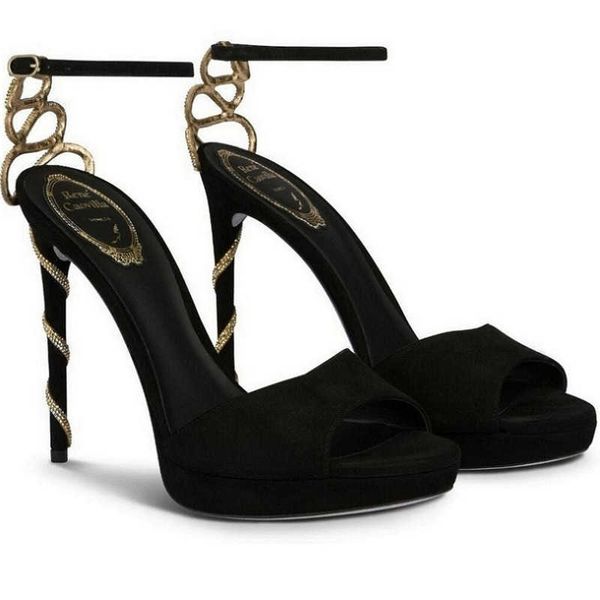 elegant renecaovilla morgana sandals shoes crystal-embellished women high heels gold crystal snake wrapped lady party wedding dress pumps eu, Black
elegant renecaovilla morgana sandals shoes crystal-embellished women high heels gold crystal snake wrapped lady party wedding dress pumps eu, Black