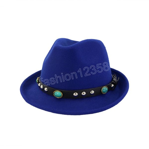 woolen blend short brim fedora hat women men felt cowboy panama cap fascinator luxury ladies casual party wedding jazz hat, Blue;gray
woolen blend short brim fedora hat women men felt cowboy panama cap fascinator luxury ladies casual party wedding jazz hat, Blue;gray