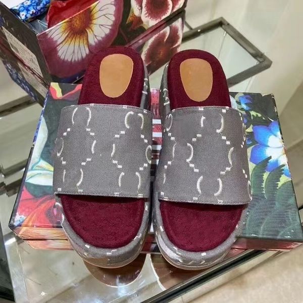 designer slippers colorful women's platform fashion sandals medium heel 55mm canvas strap sandals 36-46 06, Black
designer slippers colorful women's platform fashion sandals medium heel 55mm canvas strap sandals 36-46 06, Black
