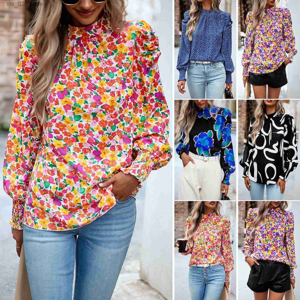 women's blouses shirts women's printed shirt 2023 autumn/winter round neck long sleeved shirt t230727, White
women's blouses shirts women's printed shirt 2023 autumn/winter round neck long sleeved shirt t230727, White