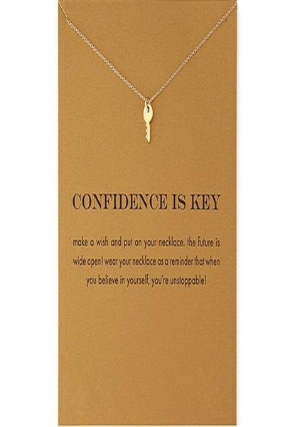 choker necklaces with card gold silver key pendant necklace for fashion women jewelry confidence is key7614219
choker necklaces with card gold silver key pendant necklace for fashion women jewelry confidence is key7614219