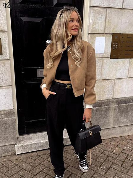 women's jackets spring fashion women's bomber jacket with pockets long sleeve casual contrast jackets coat vintage in outerwears c, Black;brown
women's jackets spring fashion women's bomber jacket with pockets long sleeve casual contrast jackets coat vintage in outerwears c, Black;brown