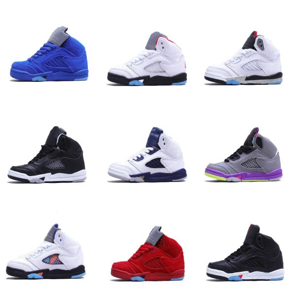 kids shoes jumpman 5s basketball shoes jointly signed high og 5s toddler chicago university blue sneaker footwear youth boys girls grade sch, Black
kids shoes jumpman 5s basketball shoes jointly signed high og 5s toddler chicago university blue sneaker footwear youth boys girls grade sch, Black
