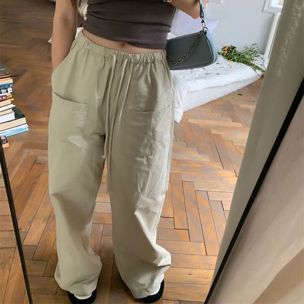 women pants designer women clothing sweatpants women's spring and summer high-waisted drawstring pants vintage cargo slacks ladybaggy f, Black;white
women pants designer women clothing sweatpants women's spring and summer high-waisted drawstring pants vintage cargo slacks ladybaggy f, Black;white