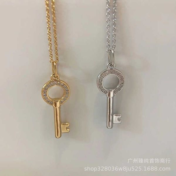 selling tiffay key necklace women's new mini sunflower pendant double t full diamond high edition crown iris collar chain, Golden;silver
selling tiffay key necklace women's new mini sunflower pendant double t full diamond high edition crown iris collar chain, Golden;silver