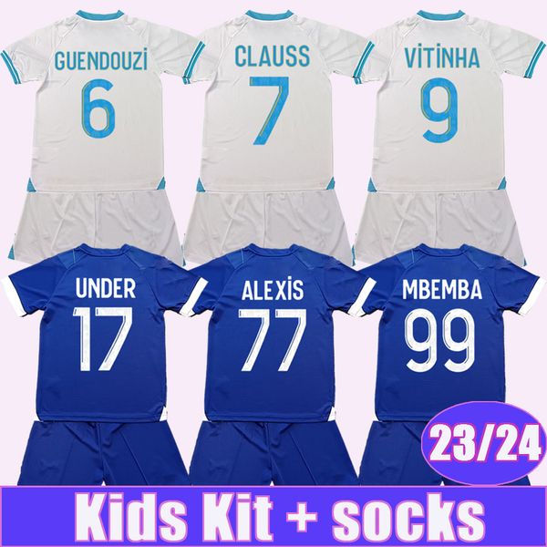 23 24 alexis guendouzi kids kit soccer jerseys clauss vitinha harit under veretout malinovskyi home away football shirts, Black
23 24 alexis guendouzi kids kit soccer jerseys clauss vitinha harit under veretout malinovskyi home away football shirts, Black