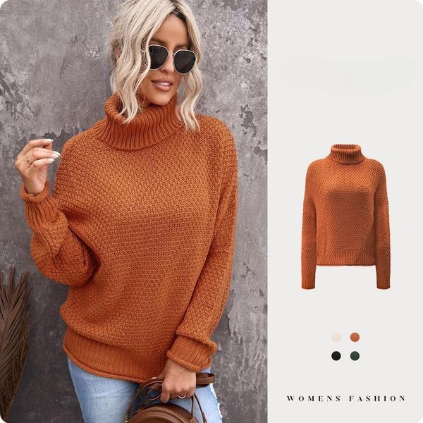 women's sweaters turtleneck solid sweater women's winter new long sleeve loose slim warm knitwear top, White;black
women's sweaters turtleneck solid sweater women's winter new long sleeve loose slim warm knitwear top, White;black