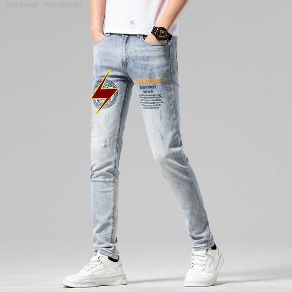 designer jeans for men spring and summer fashion brand new youth light blue jean mens personality elastic small feet straight long pants men
designer jeans for men spring and summer fashion brand new youth light blue jean mens personality elastic small feet straight long pants men