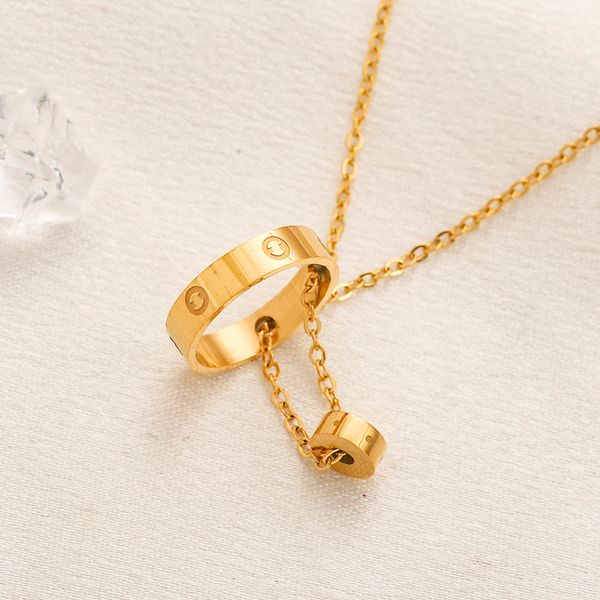 classic 18k gold plated pendant necklace designer luxury jewelry charm love gift necklace stainless steel waterproof long chain designer bra, Silver
classic 18k gold plated pendant necklace designer luxury jewelry charm love gift necklace stainless steel waterproof long chain designer bra, Silver