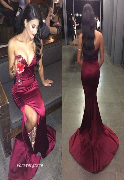 sweetheart burgundy mermaid long prom dress side slit satin formal evening party gown custom made plus size8071769, Black
sweetheart burgundy mermaid long prom dress side slit satin formal evening party gown custom made plus size8071769, Black
