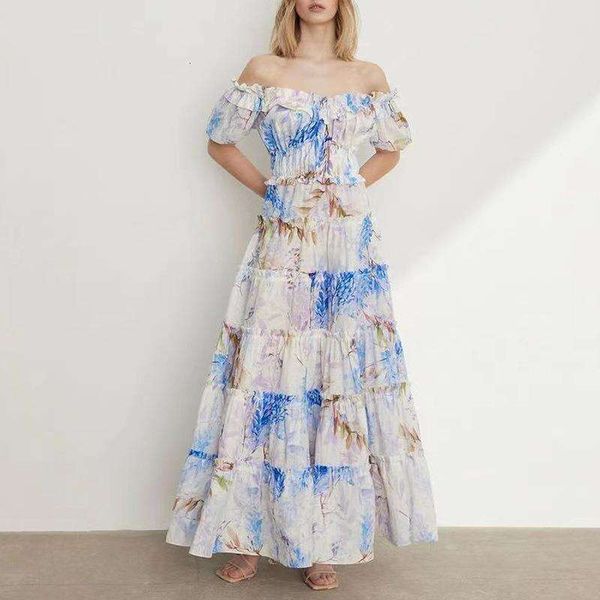 summer flesh covering slimming temperament one shoulder plated print ladies long large swinging dress, Black;gray
summer flesh covering slimming temperament one shoulder plated print ladies long large swinging dress, Black;gray