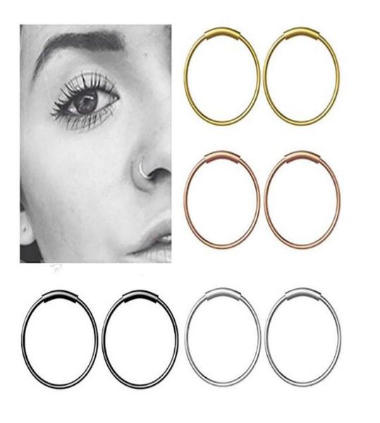 nose hoop ring piercing puncture 6810mm stainless steel round nose stud for women ear stud piercing body jewelry6930972, Silver
nose hoop ring piercing puncture 6810mm stainless steel round nose stud for women ear stud piercing body jewelry6930972, Silver