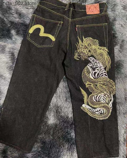 men's jeans harajuku retro hip hop dragon pattern jeans black oversized baggy y2k jeans men women 2023 new gothic wide trousers streetw, Blue
men's jeans harajuku retro hip hop dragon pattern jeans black oversized baggy y2k jeans men women 2023 new gothic wide trousers streetw, Blue
