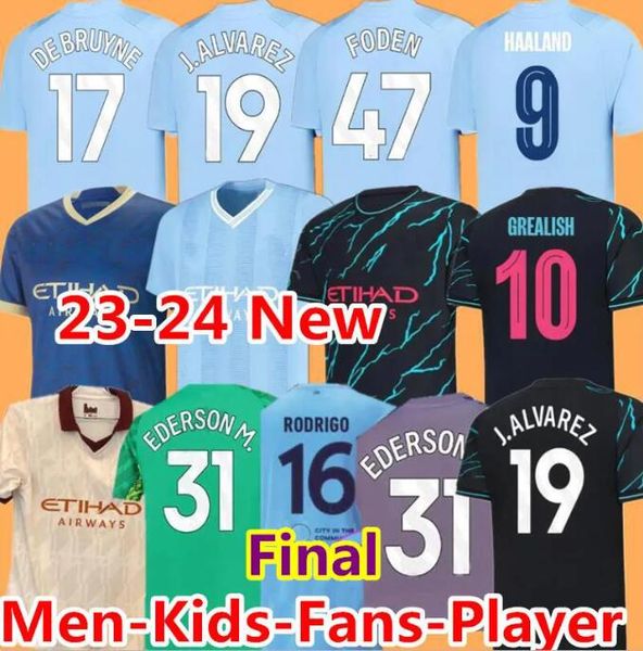 23 24 erling haaland mans cities soccer jerseys phillips grealish de bruyne foden 2023 2024 manchesters football shirts men kids kit alvarez, Black;yellow
23 24 erling haaland mans cities soccer jerseys phillips grealish de bruyne foden 2023 2024 manchesters football shirts men kids kit alvarez, Black;yellow