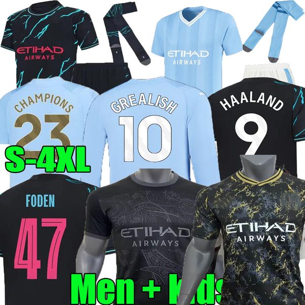 xxxl 4xl 22 23 24 haaland home soccer jerseys grealish sterling manchester mahrez fans version de bruyne foden 2023 2024 city third men kids, White;black
xxxl 4xl 22 23 24 haaland home soccer jerseys grealish sterling manchester mahrez fans version de bruyne foden 2023 2024 city third men kids, White;black