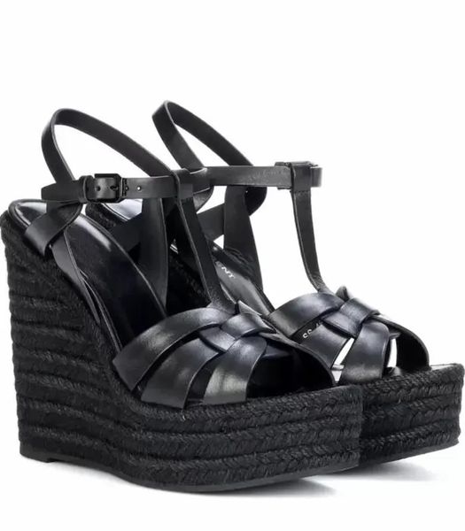 summer women sandal high heels wedges shoes tribute leather wedge espadrille sandals luxury design summer heeled black white leathers pump b
summer women sandal high heels wedges shoes tribute leather wedge espadrille sandals luxury design summer heeled black white leathers pump b