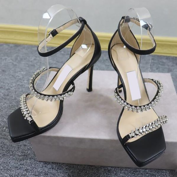 designers sandals womensgenuine leather square crystal-embellished bow platform 10cm sandals chain decoration women high heeled dinner dress, Black
designers sandals womensgenuine leather square crystal-embellished bow platform 10cm sandals chain decoration women high heeled dinner dress, Black