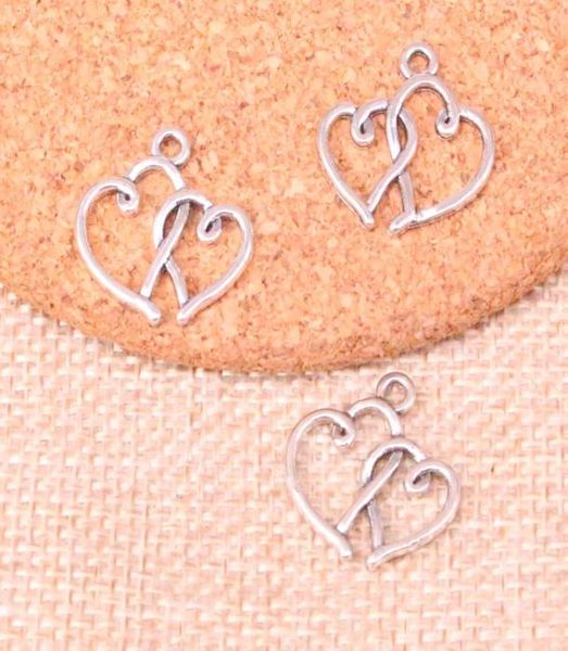132pcs charms double hearts 1919mm antique making pendant fitvintage tibetan silverdiy handmade jewelry6934313, Bronze;silver
132pcs charms double hearts 1919mm antique making pendant fitvintage tibetan silverdiy handmade jewelry6934313, Bronze;silver